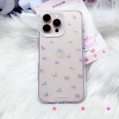 Case Ốp điện thoại iPhone Bling Bling Nơ nhiều màu kute viền camera lấp la lấp lánh iPhone 13/14/15/16/17Pro/Promax