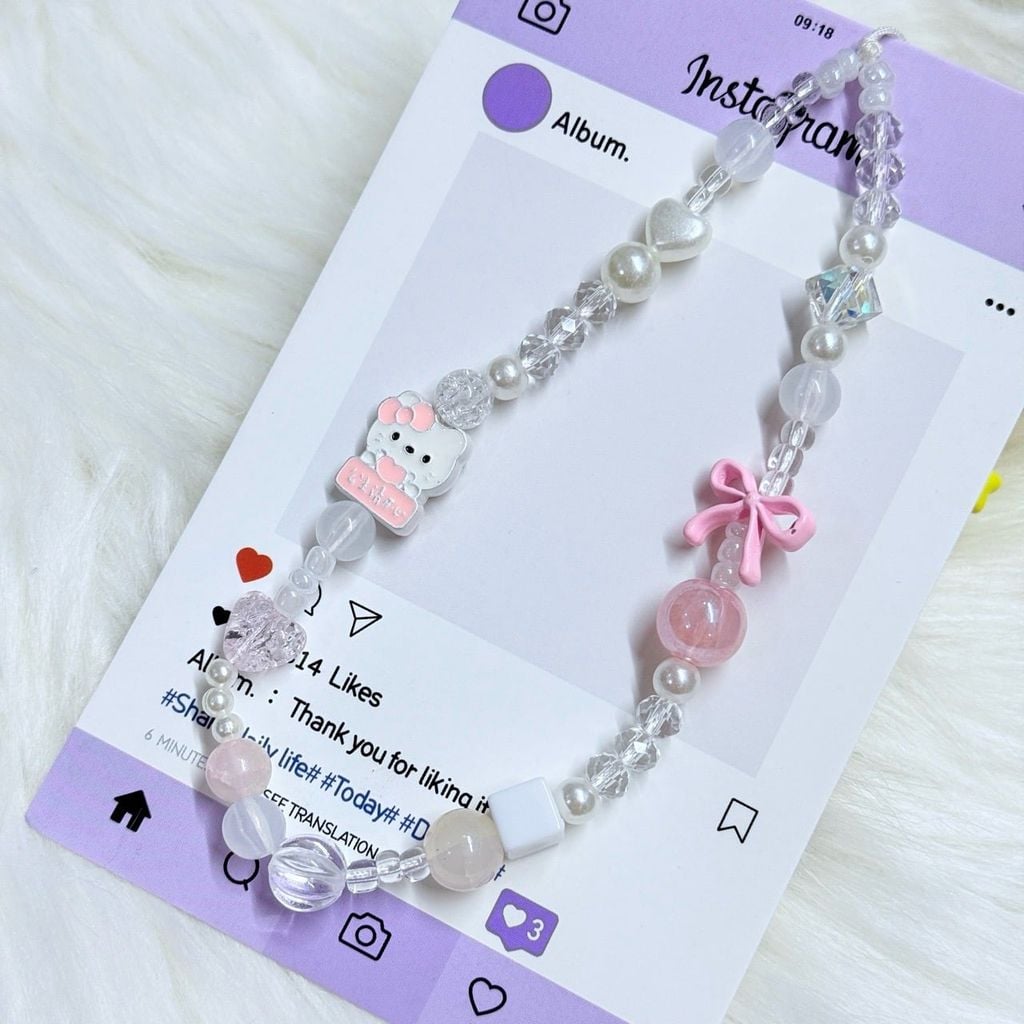 Dây đeo điện thoại ngắn các loại charm Kute (Quảng Châu, Thái Lan)
