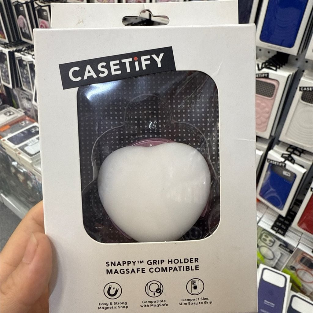 POPSOCKET Magsafe Nam Châm Hít CaseTify TRÁI TIM đê Chữ C