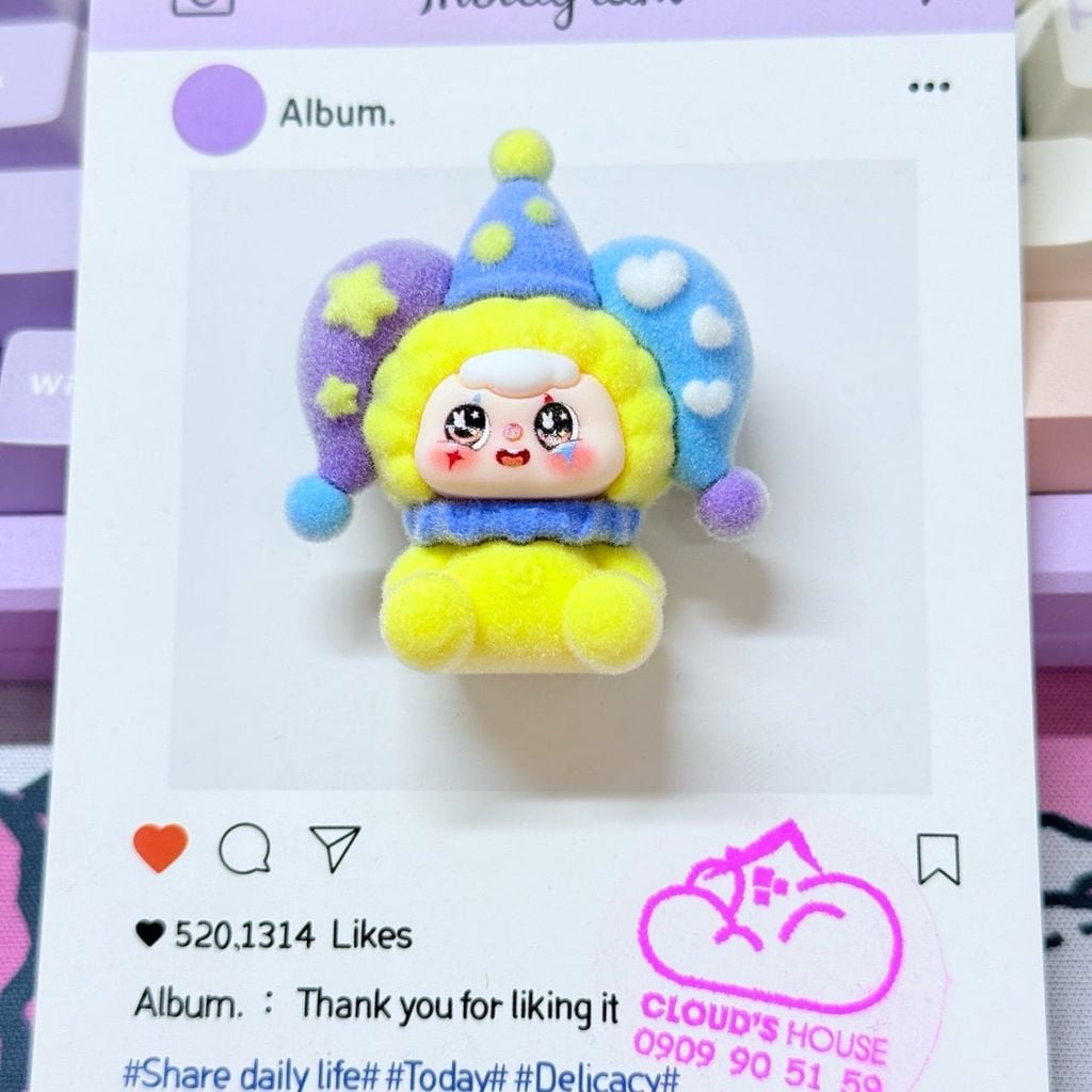 Móc Khoá Dây Charm Thỏ Công Chúa Dễ Thương