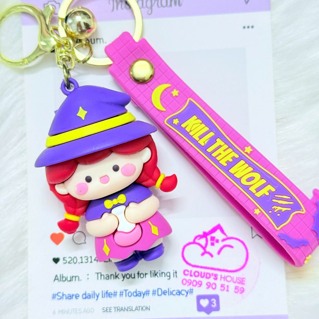 Móc Khóa Các Cô Gái Phép Thuật