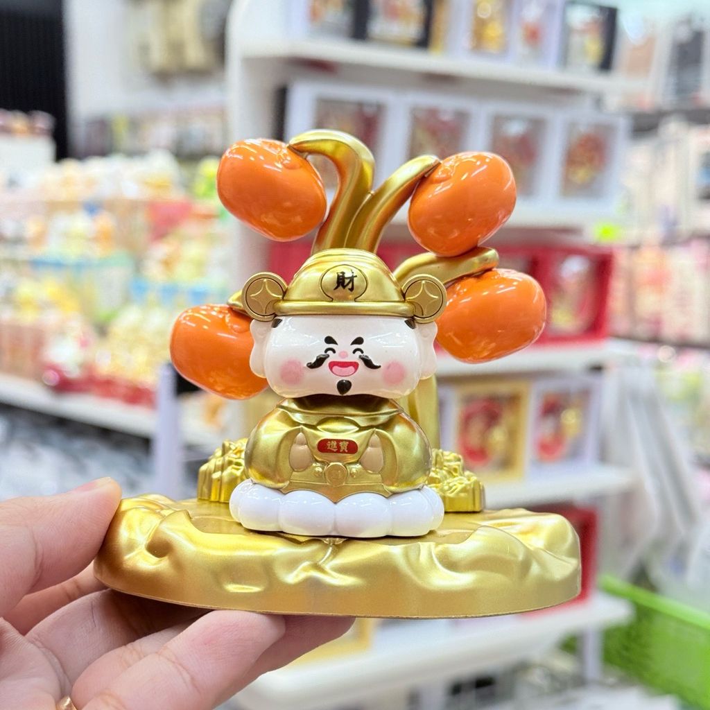 ÔNG THẦN TÀI NGỒI DƯỚI CÂY HẠNH - TẾT- Năng lượng