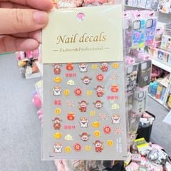 Sticker 5D Nổi Mini Nails/ Điện Thoại