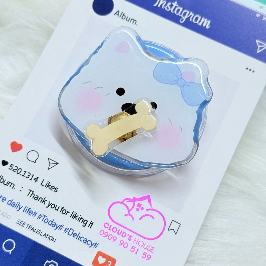 POPSOCKET Magsafe Nam Châm Hít CHÓ - MÈO Kute