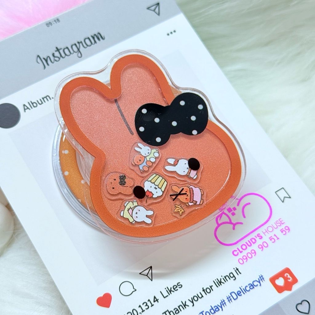 POPSOCKET Magsafe Nam Châm Hít Mẫu Miffy Rabbit - Thỏ