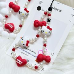 Dây đeo điện thoại ngắn Hello Kitty charm Kute (Quảng Châu, Thái Lan)
