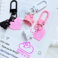Móc treo điện thoại mini cute dễ thương - MẪU NGỒI HOA SEN