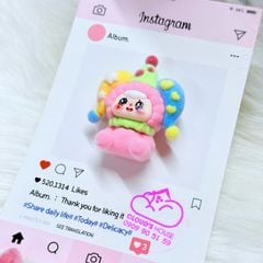 Móc Khoá Dây Charm Thỏ Công Chúa Dễ Thương