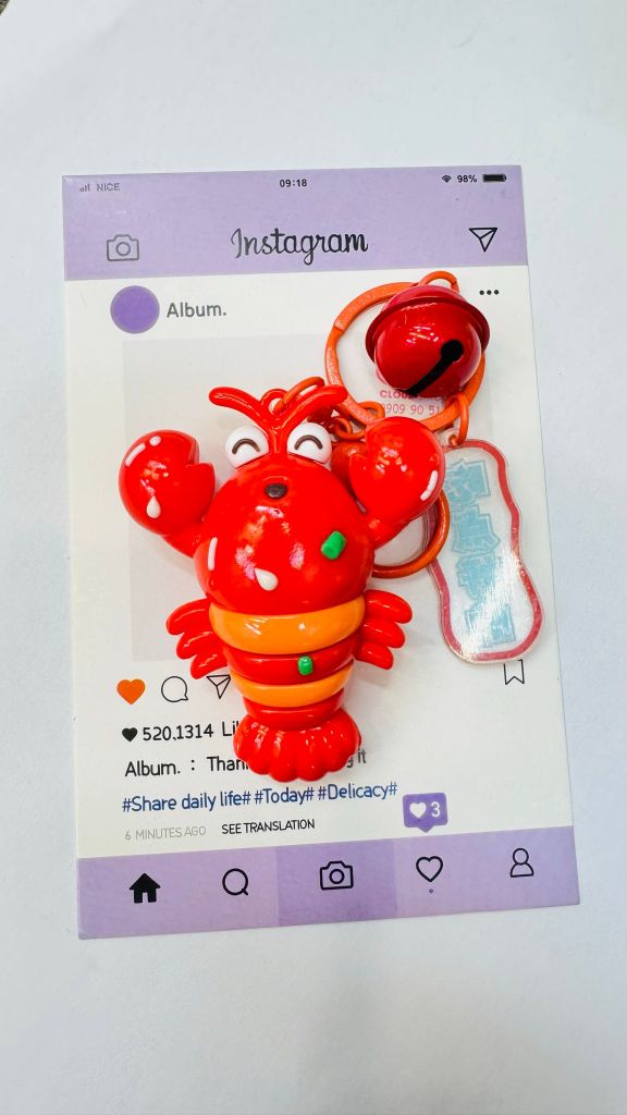 Móc Khóa Mồi Nhậu & Bia