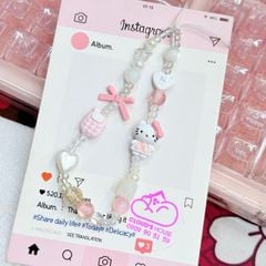 Dây đeo điện thoại ngắn Hello Kitty charm Kute (Quảng Châu, Thái Lan)