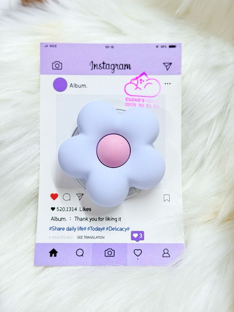 POPSOCKET Magsafe Nam Châm Hít CaseTify BÔNG HOA đê Chữ C