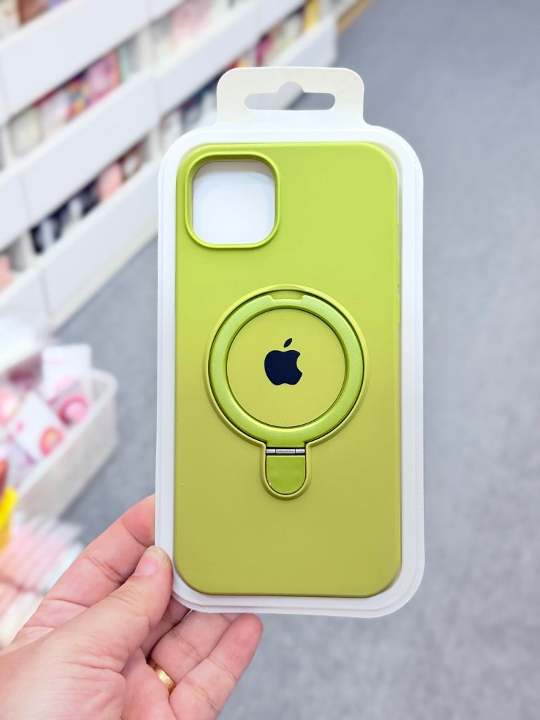 Case Ốp điện thoại Silicone Chống Dựng Nhiều Màu Magsafe iPhone 15Plus/16/16Plus