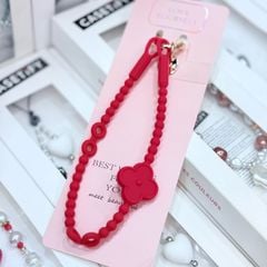 DÂY BI CHARM HOA Silicone CHỐNG BẨN kèm charm