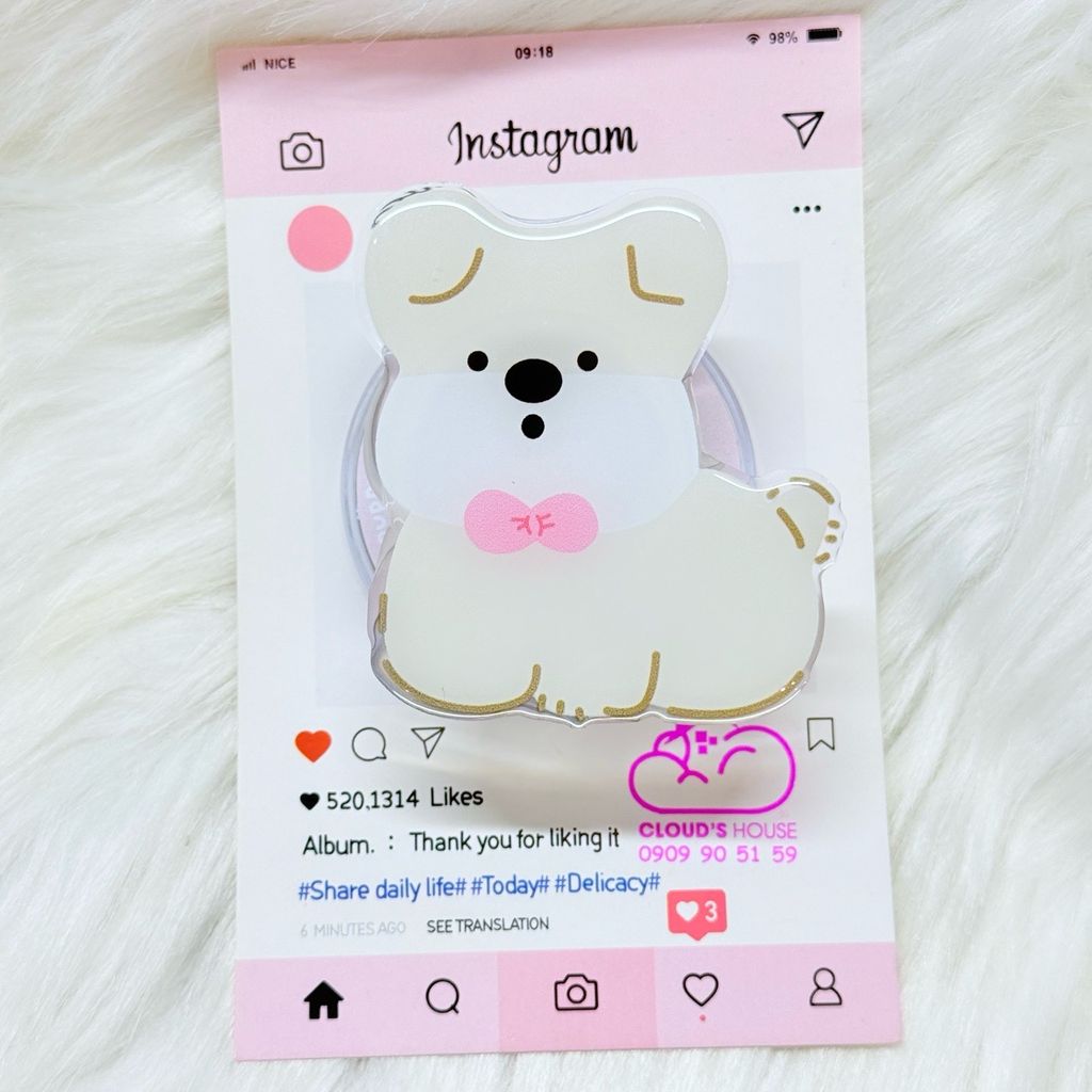 POPSOCKET Magsafe Nam Châm Hít CHÓ - MÈO Kute