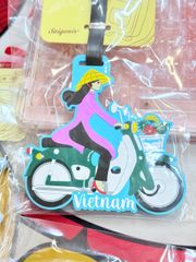 Thẻ Treo Hành Lý Vali Nhựa Dẻo PVC Luggage Tag Hình Ảnh Việt Nam Quà Lưu Niệm