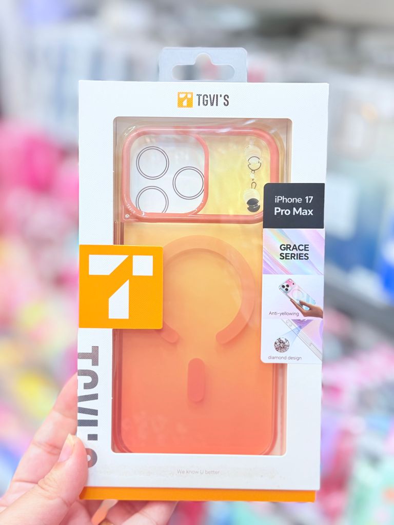 Case Ốp điện thoại iPhone TGVI'S Magsafe Trong Nhám Hologram iPhone 16/Pro/Promax