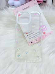 Case Ốp điện thoại iPhone Bling Bling Nơ nhiều màu kute viền camera lấp la lấp lánh iPhone 13/14/15/16/17Pro/Promax