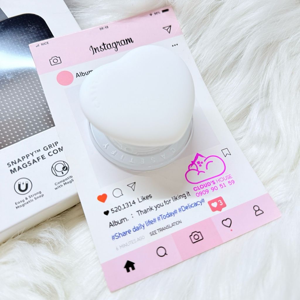 POPSOCKET Magsafe Nam Châm Hít CaseTify BÔNG HOA đê Chữ C