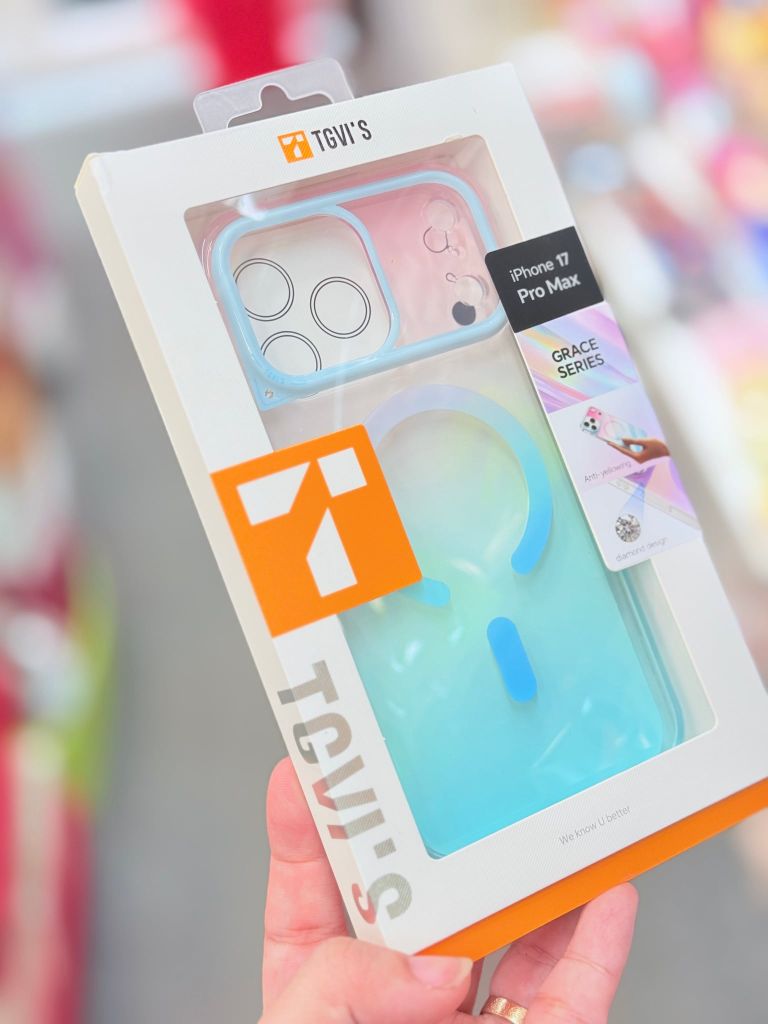 Case Ốp điện thoại iPhone TGVI'S Magsafe Trong Nhám Hologram iPhone 16/Pro/Promax