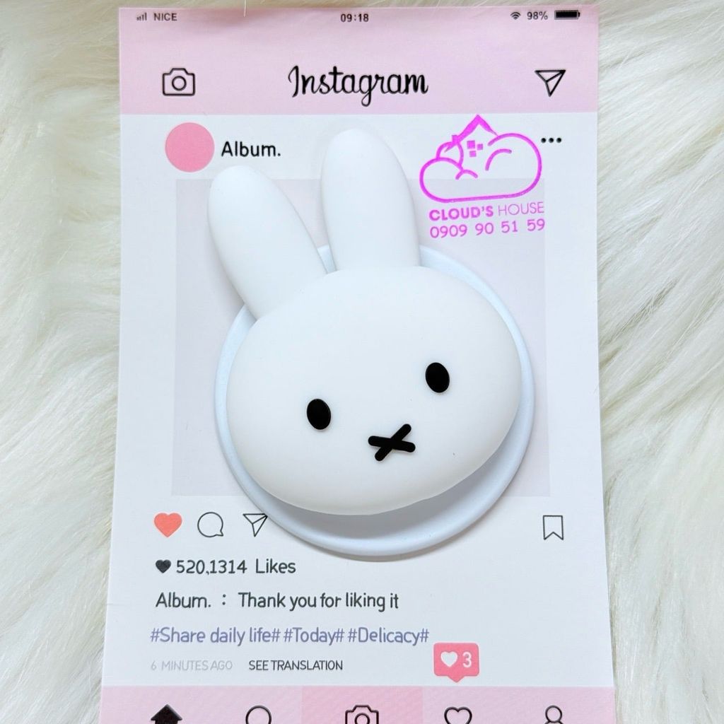 POPSOCKET Magsafe Nam Châm Hít Mẫu Miffy Rabbit - Thỏ
