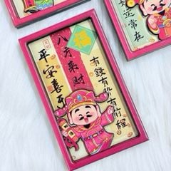 Magnet Trang Trí Tủ Lạnh Vuông Ông Thần Tài Thần Tài Tết ( 5 Mẫu)