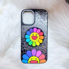 Case Ốp Điện thoại iPhone Hoa Cười & Sticker Nhiều Màu x Murakami Flower Mirror CaseTify iPhone 17/16/Promax
