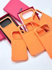 Case Ốp Điện thoại iPhone Casetify Ripple Case Cam - Orange Magsafe Basic iPhone 17/16/15Pro/Promax