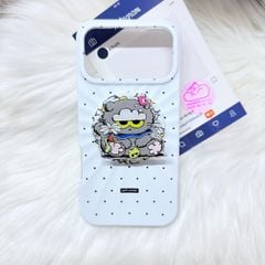 Case Ốp điện thoại iPhone Màu Trắng Chấm Bi Poli Corner Magsafe Basic iPhone 17/16/15/14/13/12/Pro/Promax