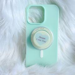 Case Ốp điện thoại iPhone Magsafe Trơn 2 Lớp Basic màu Xanh Mint iPhone 13/14/15/16/Pro/Promax