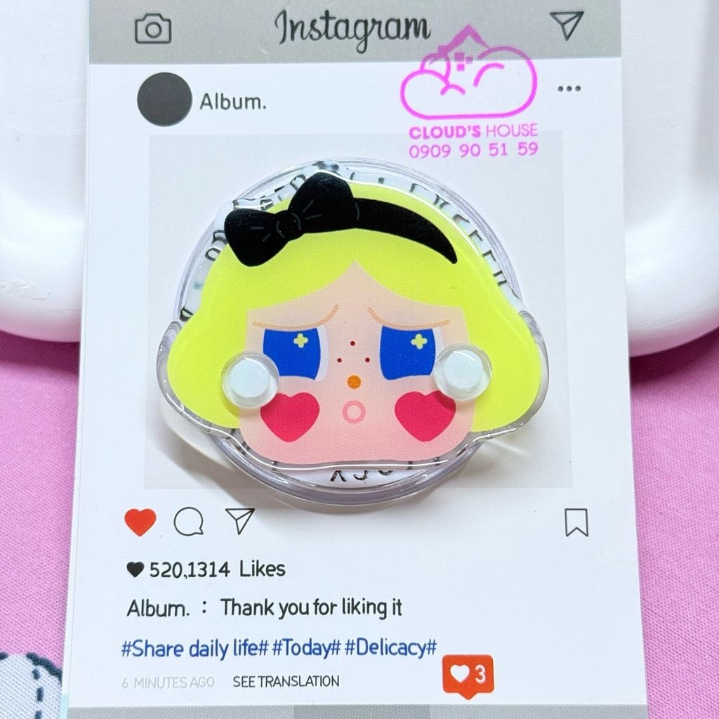 POPSOCKET Magsafe Nam Châm Hít CRY BABY Kute