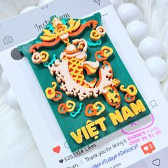 CNHN- Nam Châm Hít/ Dán Tủ Lạnh Quà Lưu Niệm Việt Nam Fridge Magnet - Refrigerator Magnet