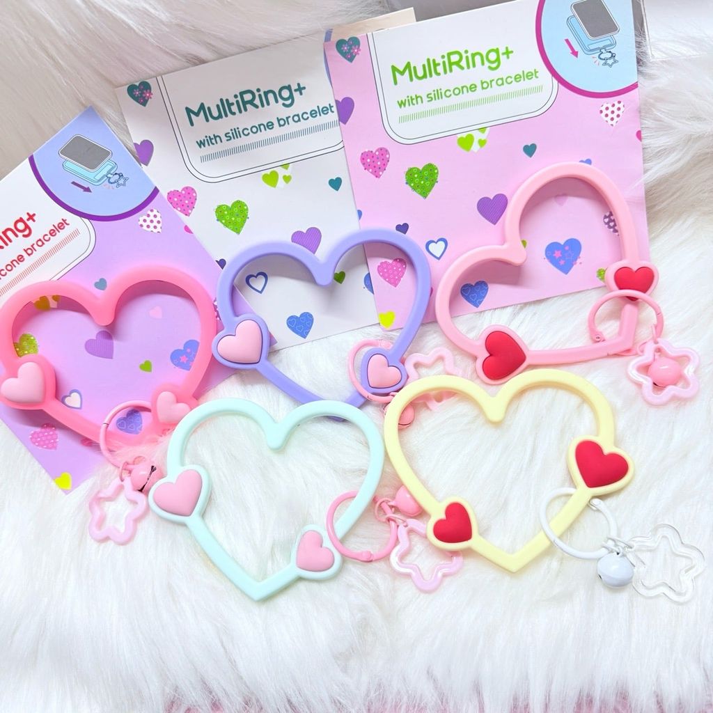 DÂY CHARM TRÁI TIM Silicone R.E.P CaseTify loại 2 CHỐNG BẨN