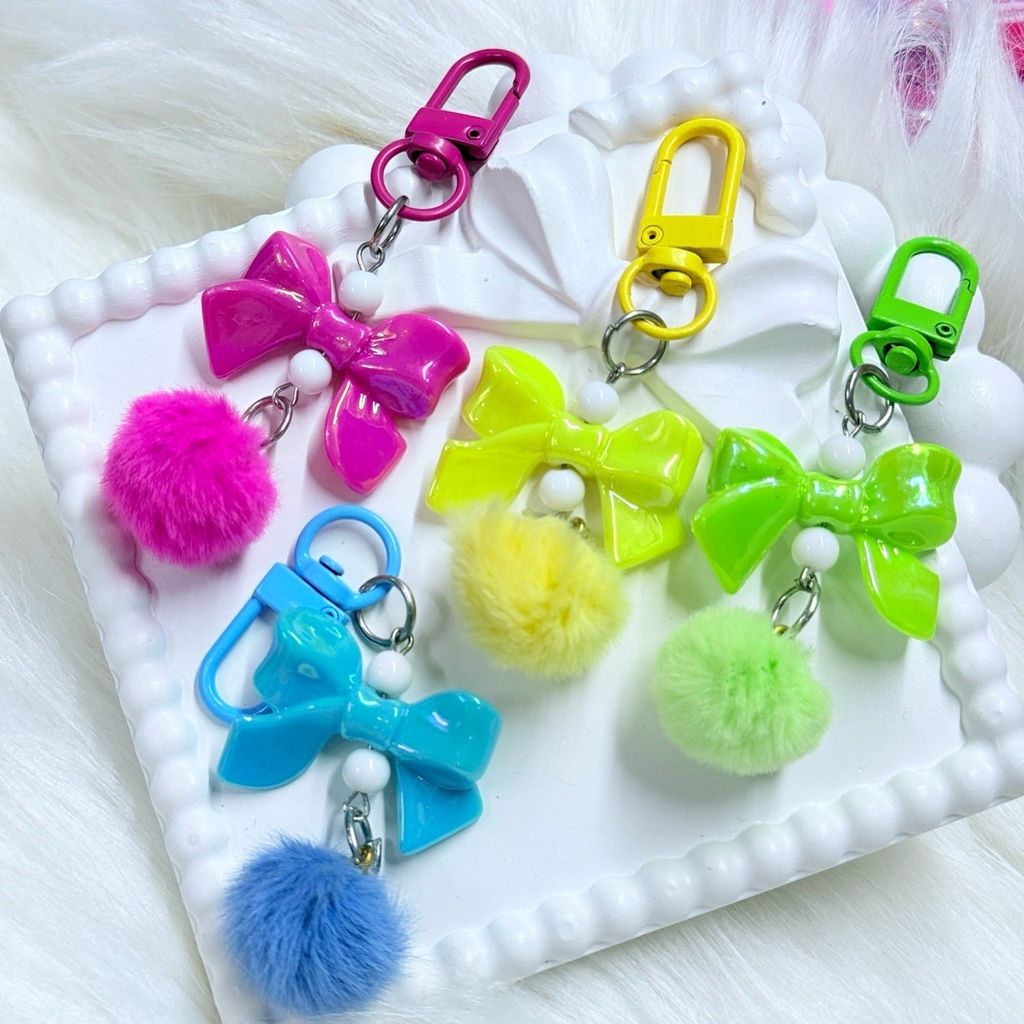 Móc treo điện thoại mini các mẫu NƠ cute dễ thương - nhiều mẫu
