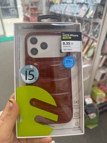 Case Ốp điện thoại iPhone Ốp Nổi iPhone 16/17Plus/Pro/Promax - MÀU Đỏ
