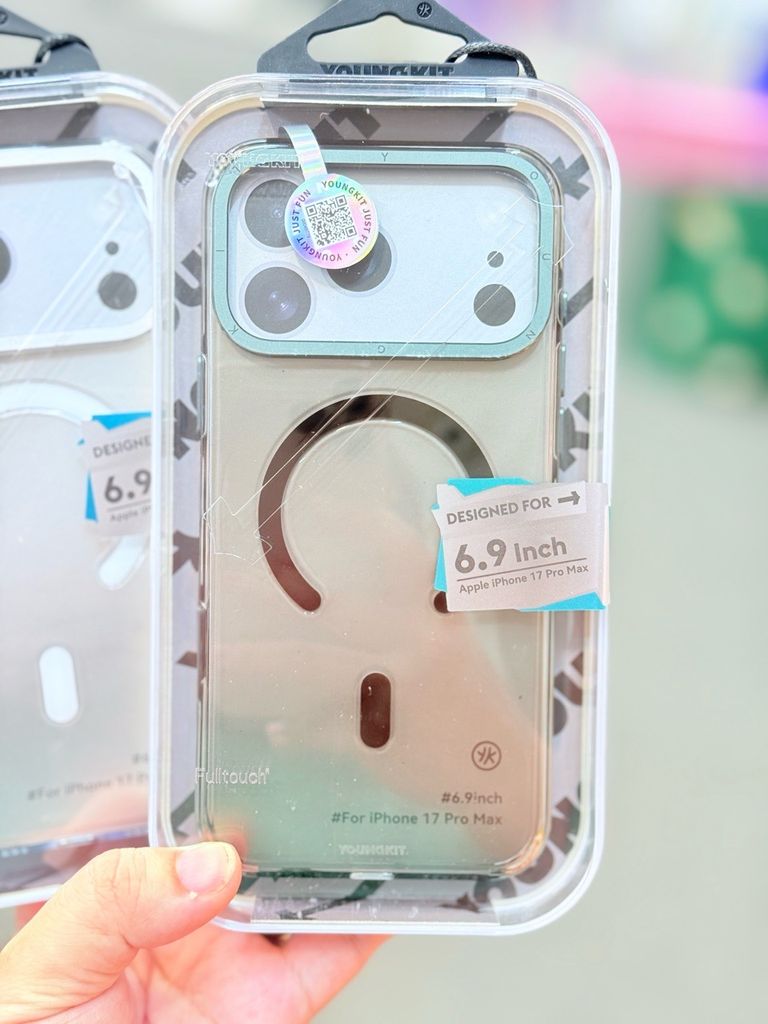 Case Ốp điện thoại iPhone YoungKit Chính hãng Trong - Nhám Magsafe iPhone 17Promax