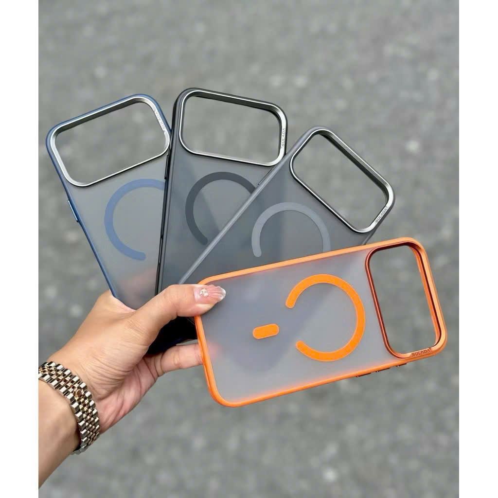 Case Ốp điện thoại iPhone Chống Shock NHám Viền Màu chính hãng LIKGUS Siêu Xịn iPhone 17/Pro/Promax