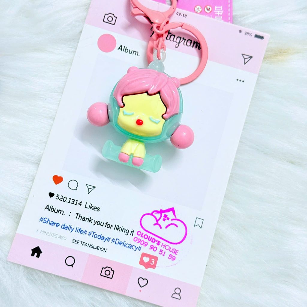 Móc Khóa Skull Panda