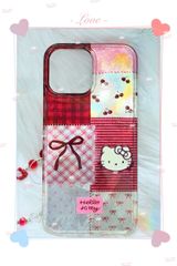 Case Ốp điện thoại iPhone Hello Kitty Hologram Bling Bling Icon nổi iPhone 13/14/15/16/17/Pro/Promax