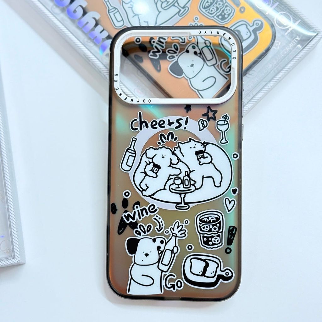 Case Ốp Điện thoại iPhone Oxygen Dog - Magsafe Basic iPhone 17/16/15Pro/Promax