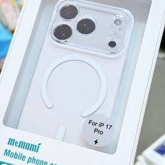 Case Ốp điện thoại iPhone MEMUMI Trong Không Vàng Bảo Vệ Camera CASE Magsafe iPhone 17Promax