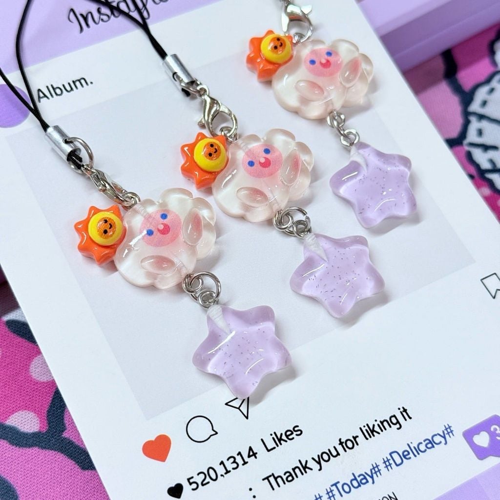 Móc treo điện thoại mini cute dễ thương nhiều mẫu