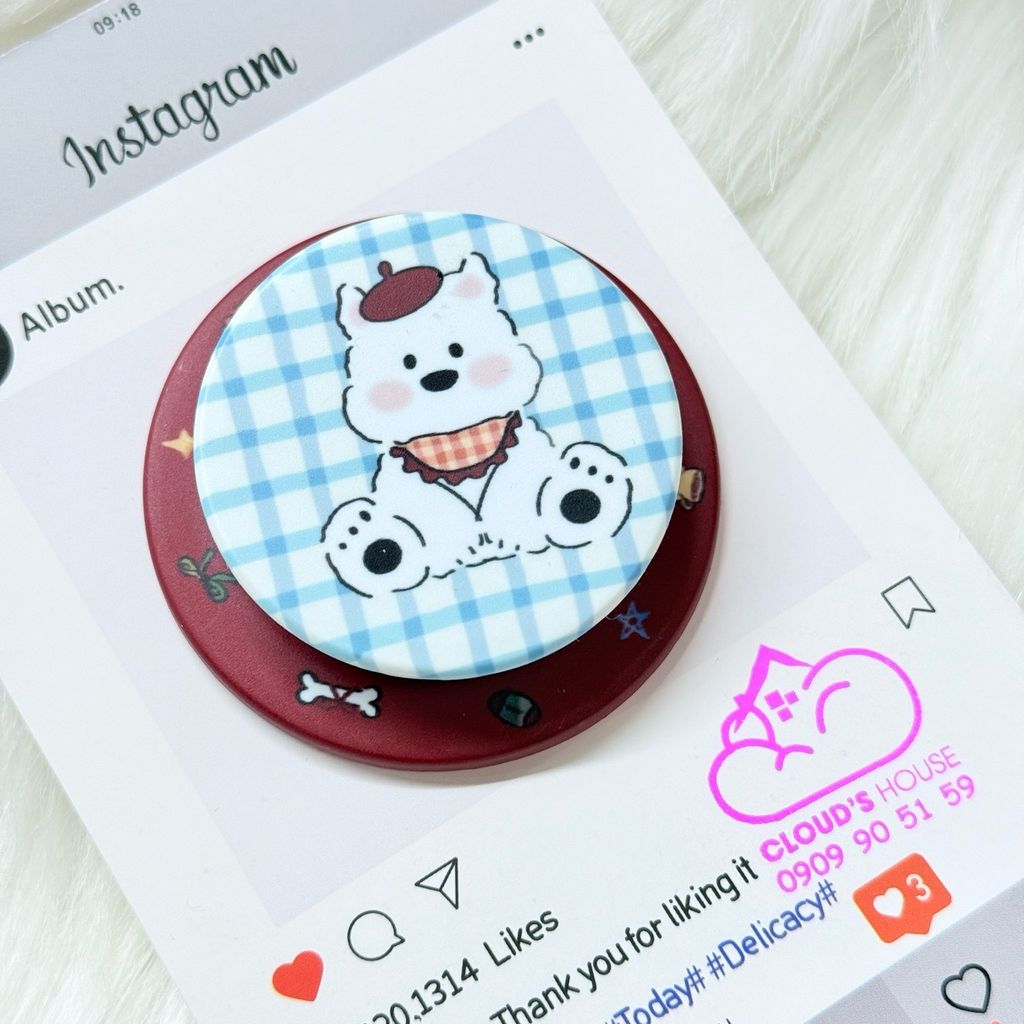 POPSOCKET Magsafe Nam Châm Hít CHÓ - MÈO Kute