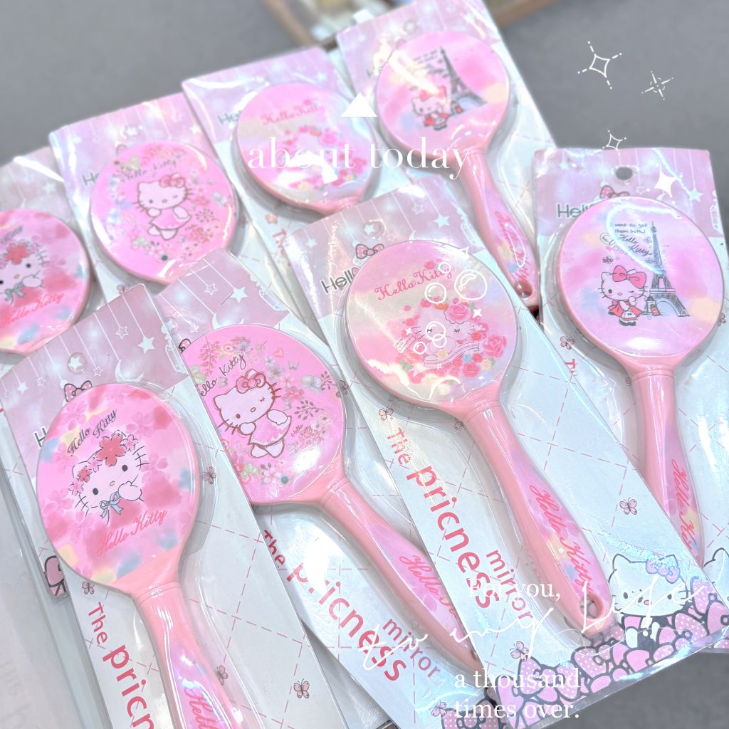 Gương Cầm Tay Trang Điểm Hello Kitty