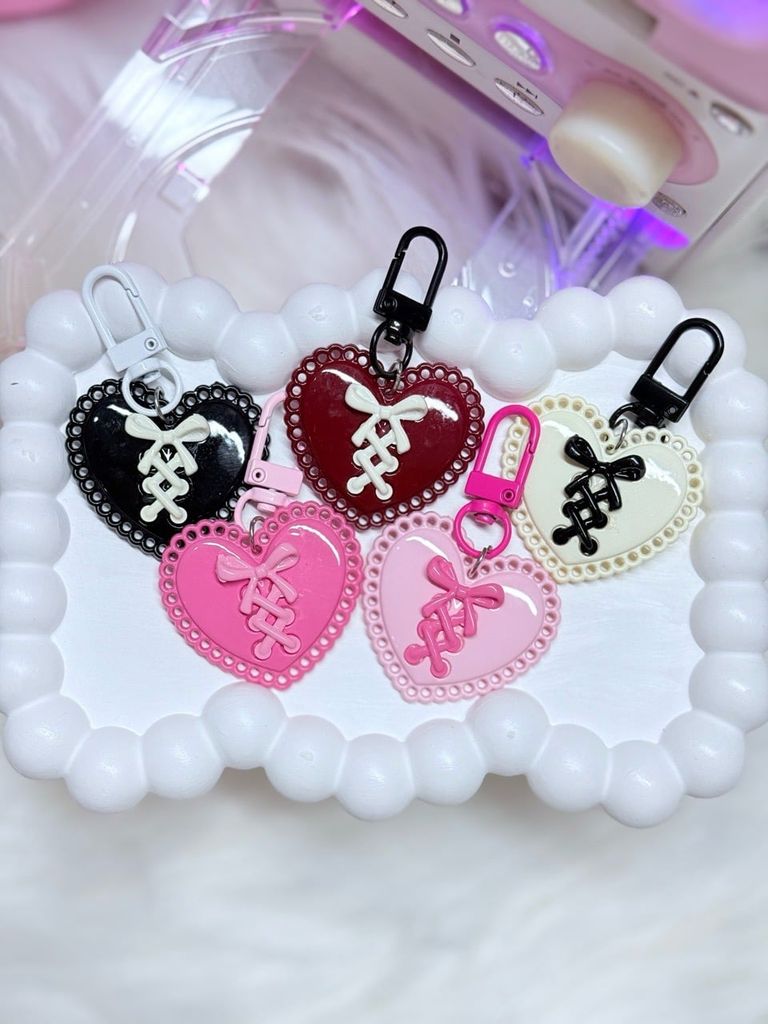 Móc treo điện thoại mini cute dễ thương - MẪU TRÁI TIM