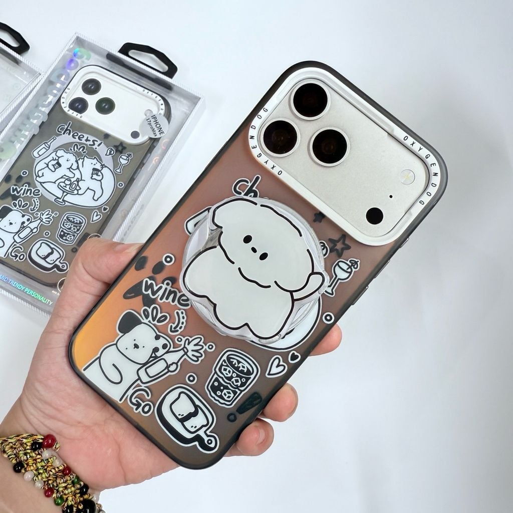 Case Ốp Điện thoại iPhone Oxygen Dog - Magsafe Basic iPhone 17/16/15Pro/Promax