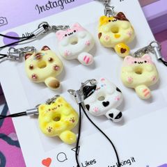 Móc treo điện thoại mini các mẫu MÈO cute dễ thương - nhiều mẫu