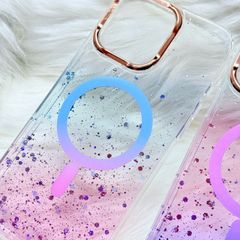 Case Ốp điện thoại iPhone Likgus Trong Ombre Nhiều Màu Bling Bling Magsafe iPhone 16/17/Promax
