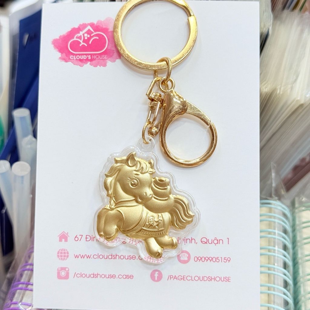 MÓC KHOÁ NGỰA VÀNG - Tết