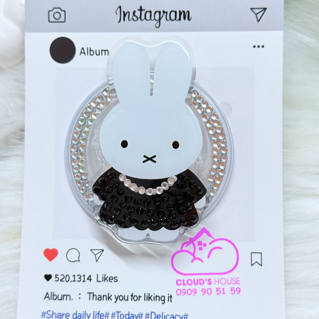 POPSOCKET Magsafe Nam Châm Hít Mẫu Miffy Rabbit - Thỏ