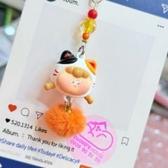 Móc Treo/ Móc Khóa Cặp Cô Gái Coslay Lông Tết 2026